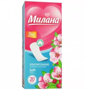 Прокладки ежедневные Милана Ultra Soft Deo Весенние цветы №20